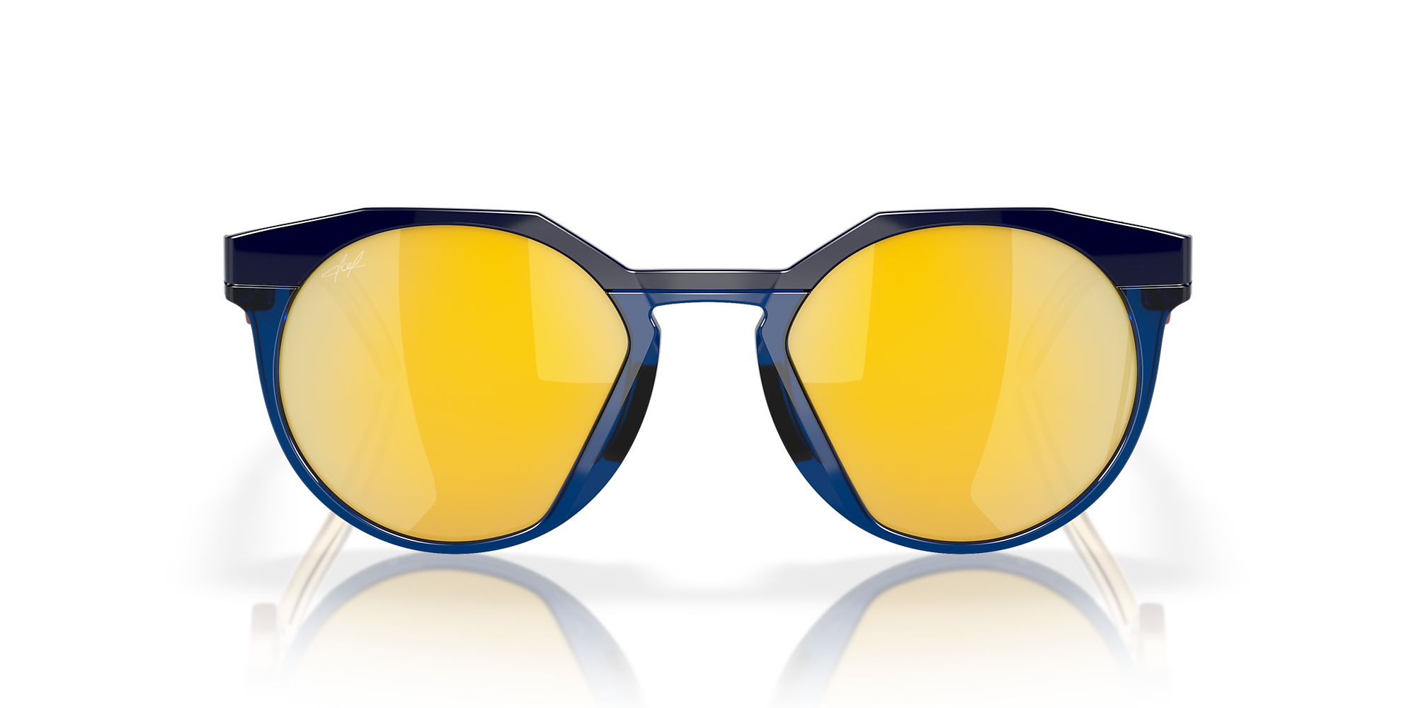 Oakley Kylian Mbappé Signature Series HSTN Sunglasses - (Navy/Trans Blue / Prizm 24K Polarized)