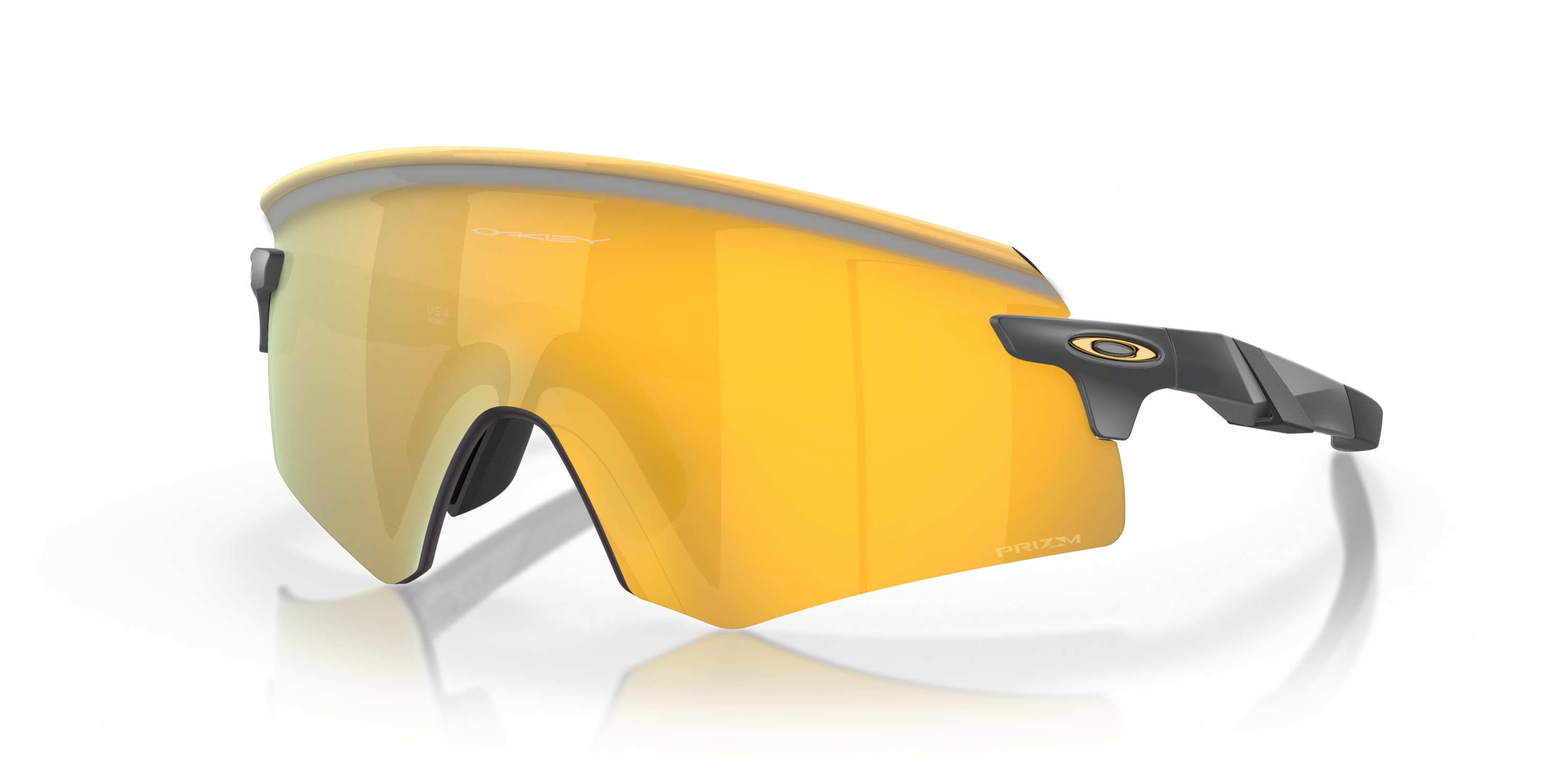 Oakley Encoder Sunglasses - Matte Carbon/Prizm 24K