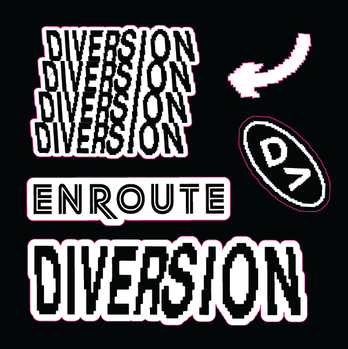 Diversion Sticker Pack - Black/White