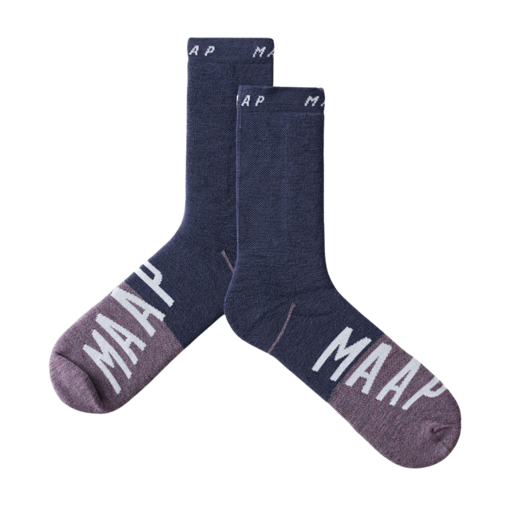 Apex Wool Sock - Navy - MAAP