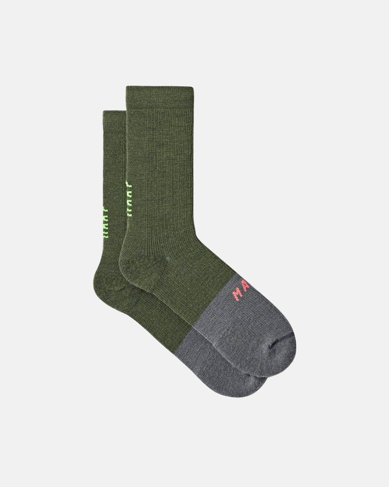 Division Sock Merino - Bronze Green - MAAP