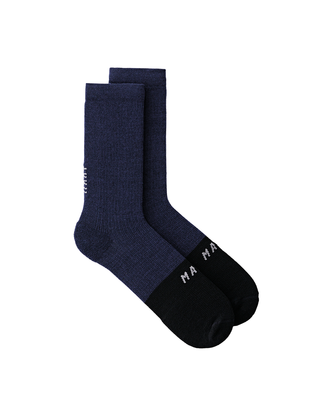 Division Merino Sock - Black Navy