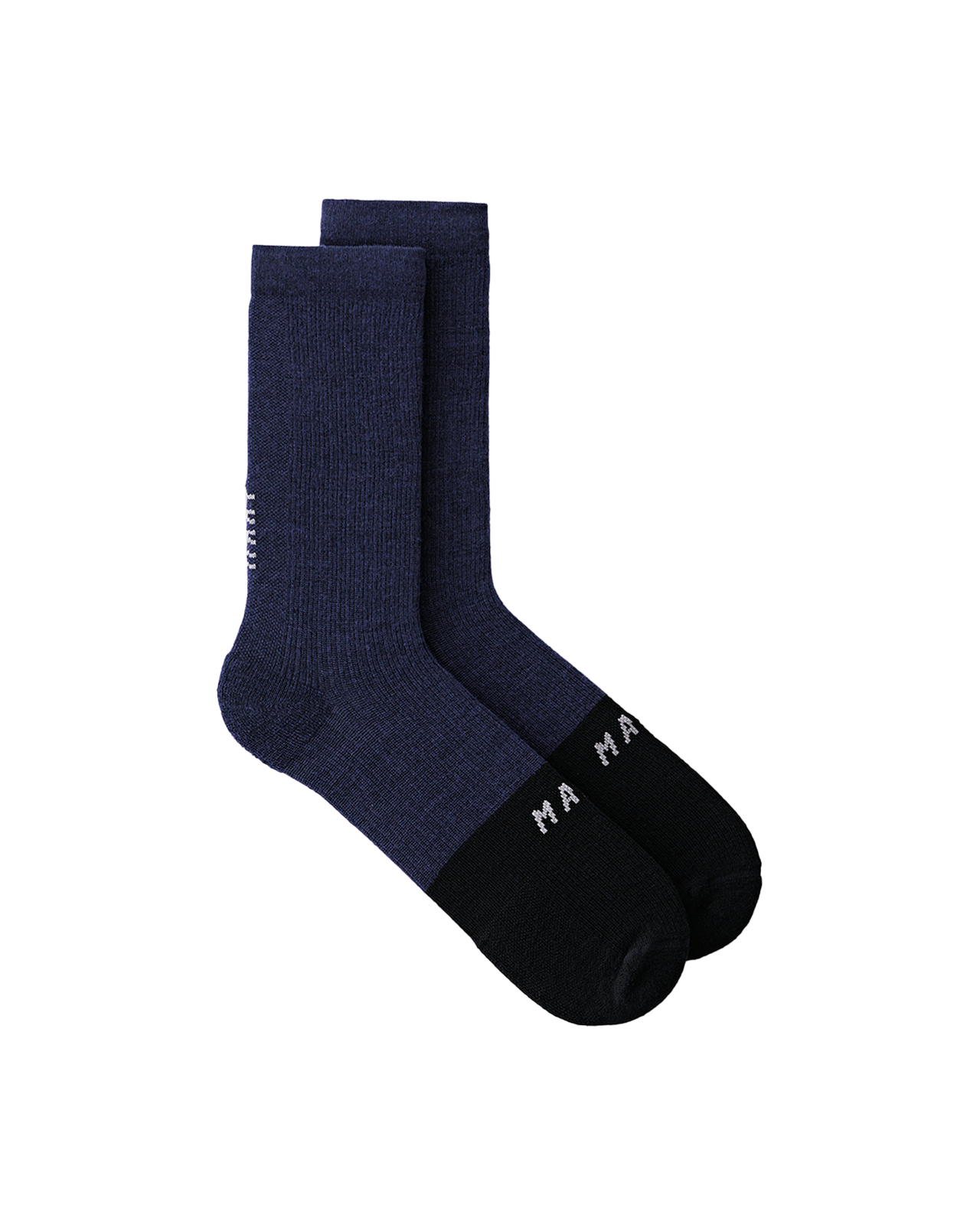 Division Merino Sock - Black Navy