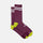 Emblem Sock - Burgundy