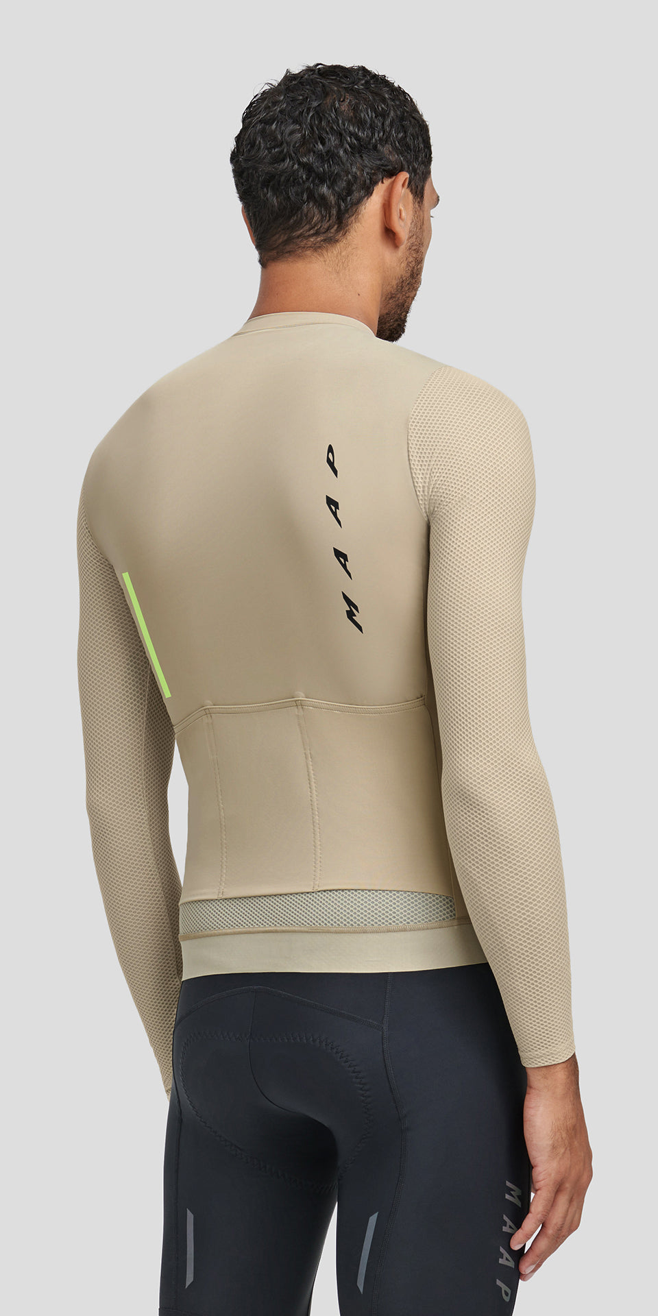 Evade Pro Base LS Jersey - Taupe - MAAP