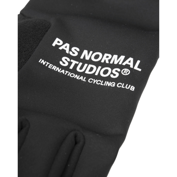 Logo Thermal Gloves - Black - Pas Normal Studios