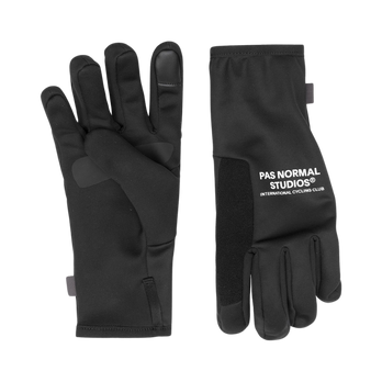 Logo Thermal Gloves - Black