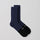 Division Merino Sock - Black Navy