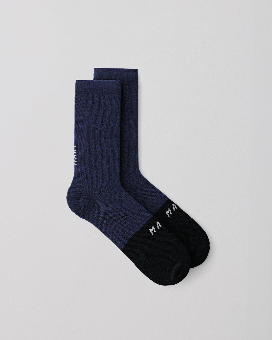 Division Merino Sock - Black Navy