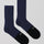 Division Merino Sock - Black Navy