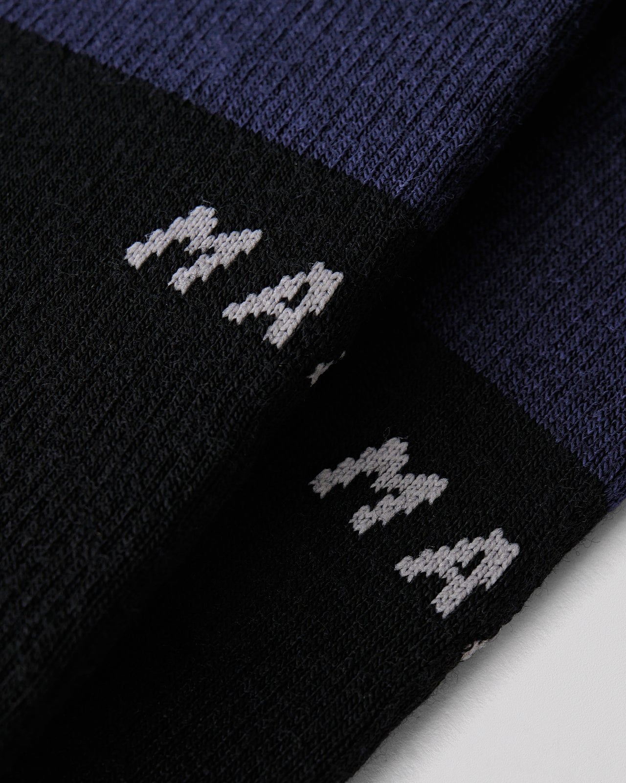 Division Merino Sock - Black Navy