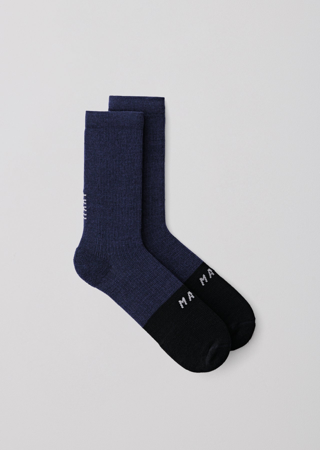 Division Merino Sock - Black Navy