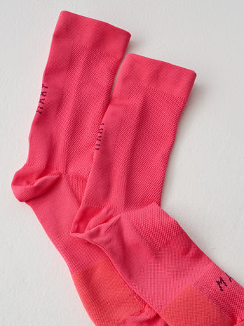 Division Mono Sock - Vivid Pink