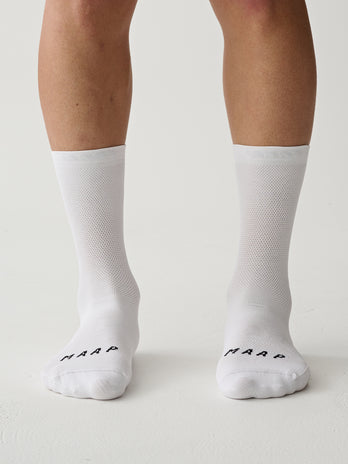 Division Mono Sock Long - White