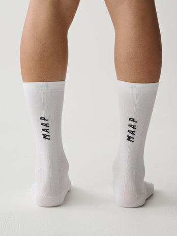 Division Mono Sock Long - White