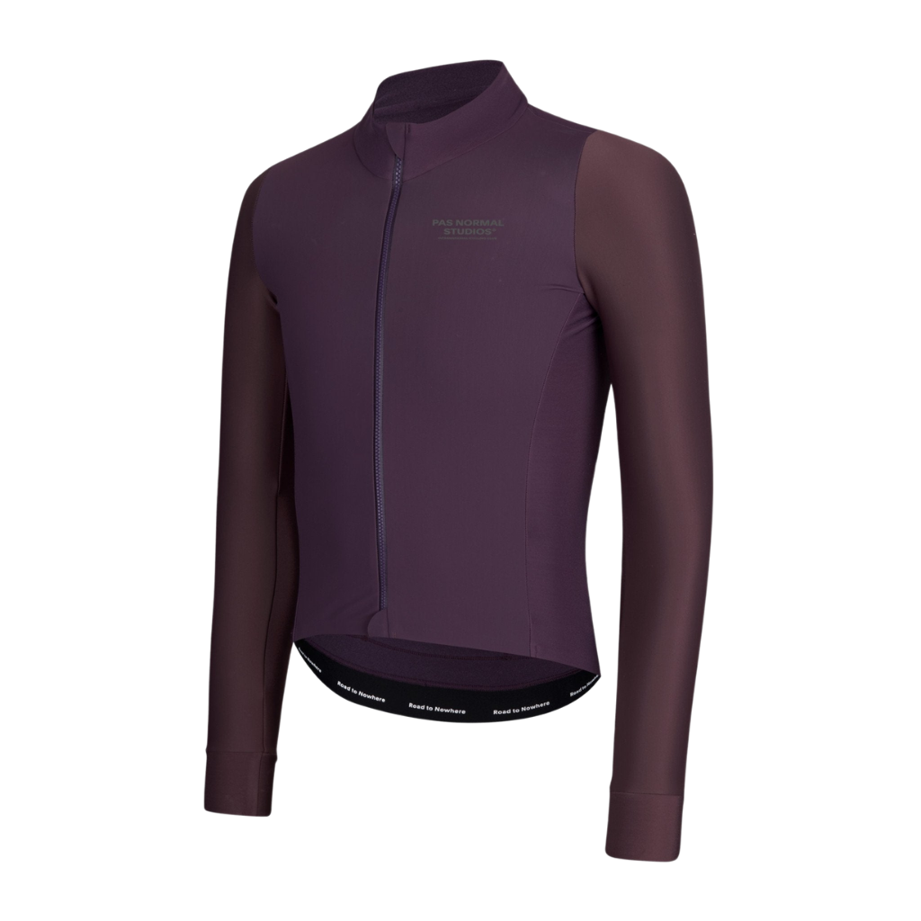 Mechanism Thermal Long Sleeve Jersey - Bordeaux - Pas Normal Studios