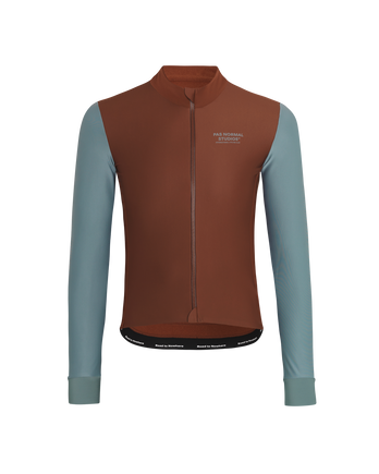 Mechanism Thermal Long Sleeve Jersey - Mahogany/ Dusty Teal - Pas Normal Studios