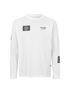 T.K.O. Off-Race Long Sleeve T-shirt - White