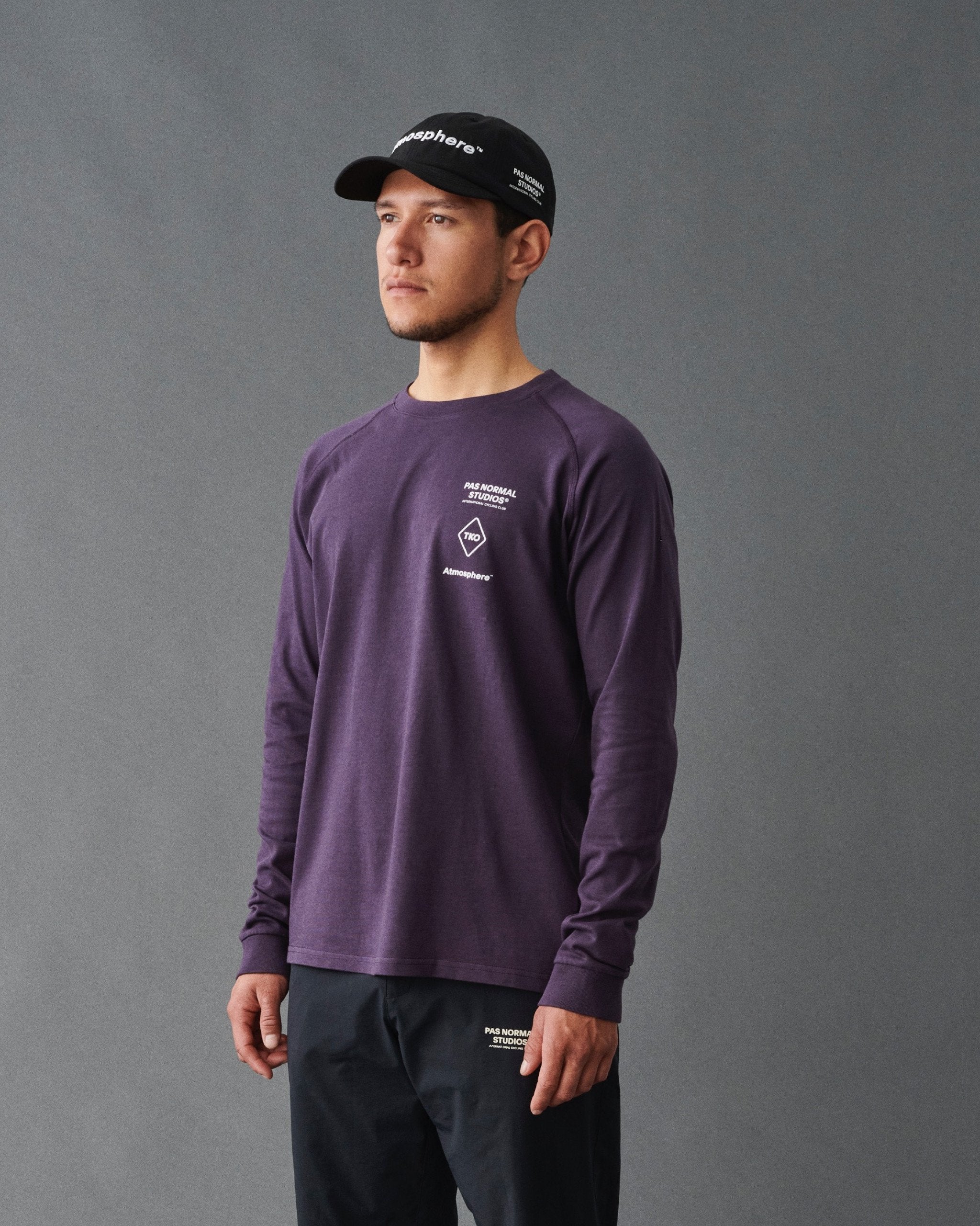 Off-Race TKO Long Sleeve T-Shirt- Purple