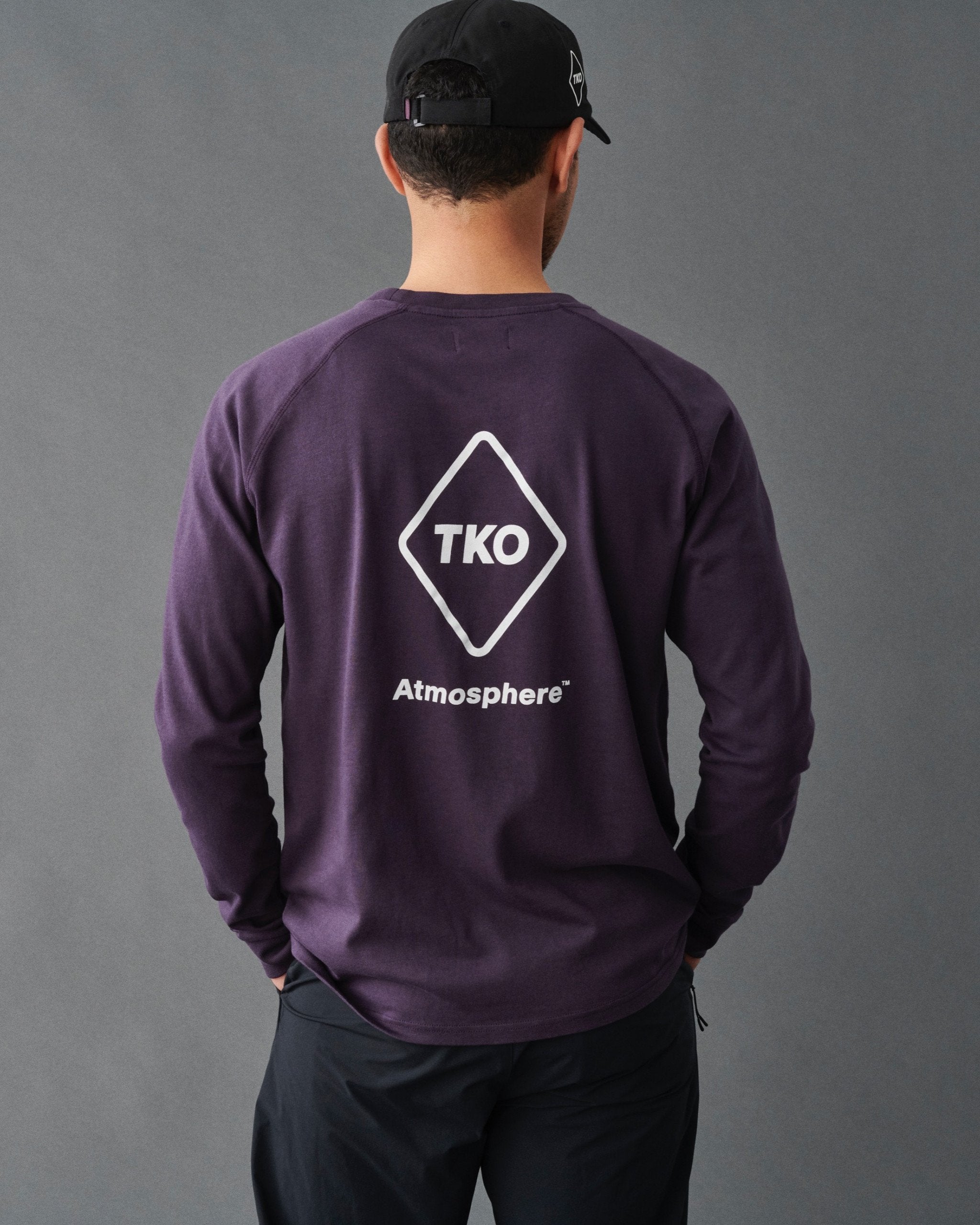 Off-Race TKO Long Sleeve T-Shirt- Purple - Pas Normal Studios