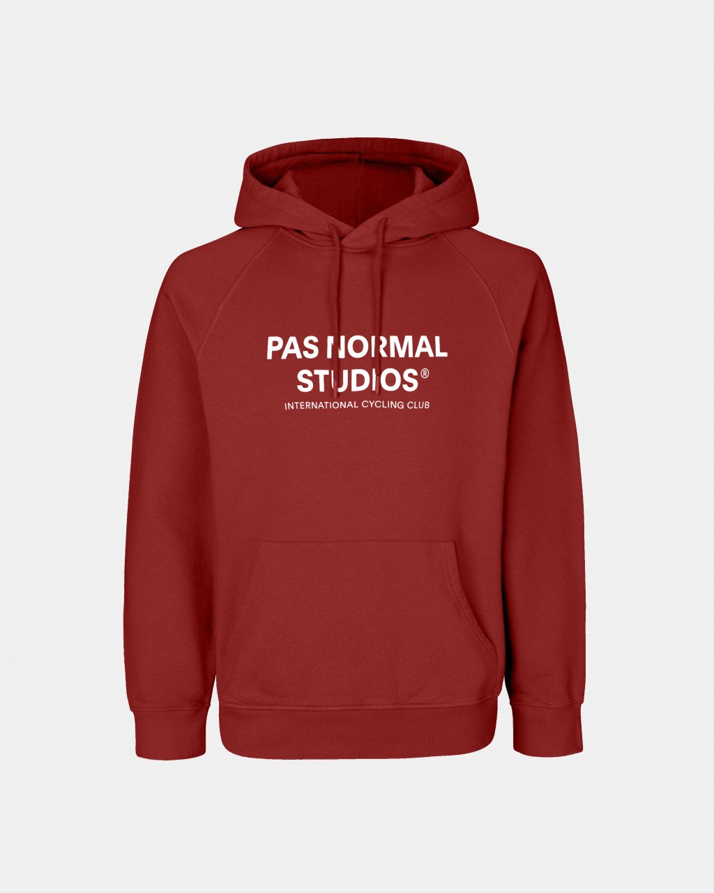 PNS Off-Race Logo Hoodie - Red - Pas Normal Studios