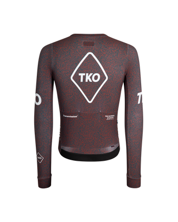 T.K.O Mechanism Long Sleeve Jersey - Mahogany Transmission