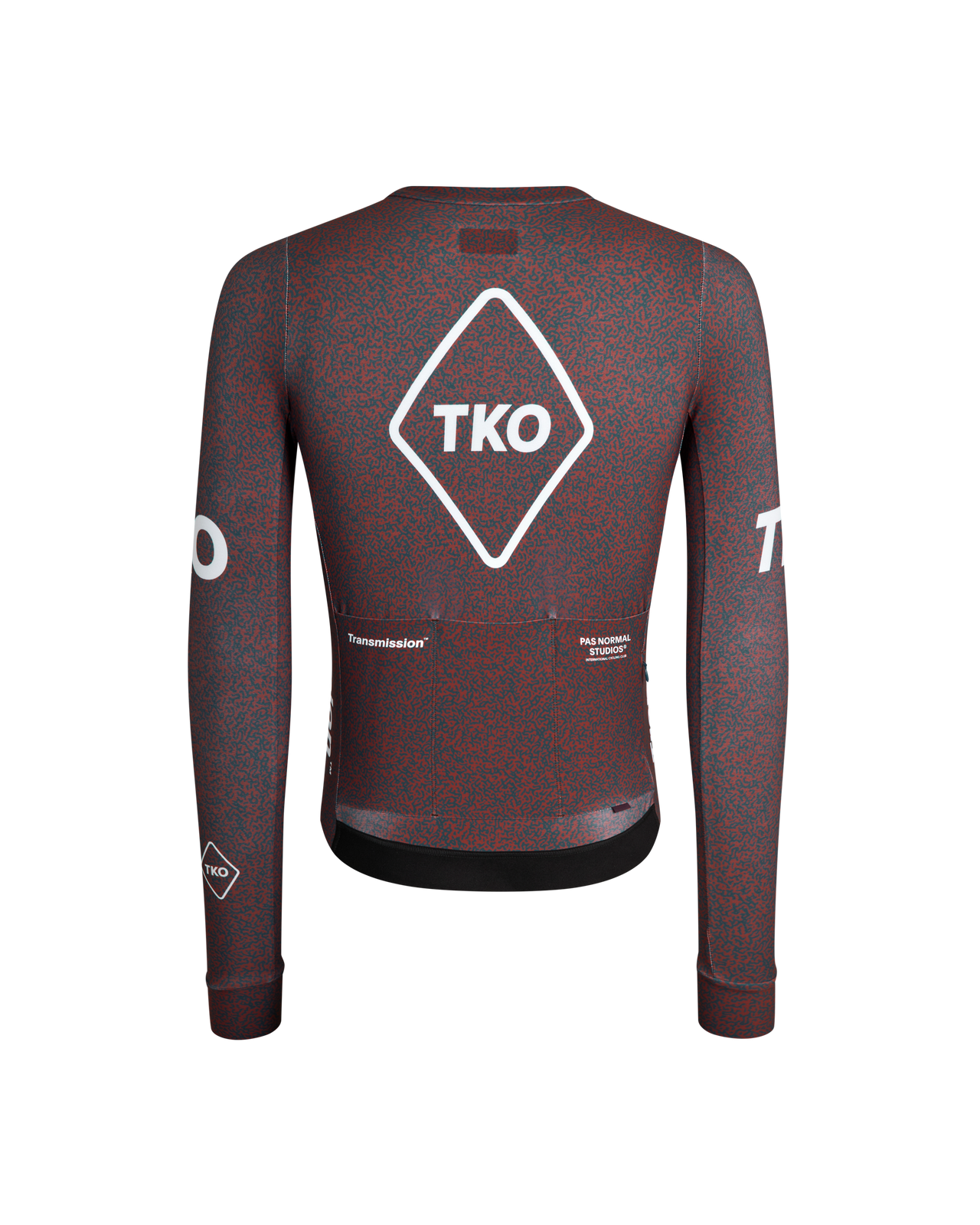 T.K.O Mechanism Long Sleeve Jersey - Mahogany Transmission