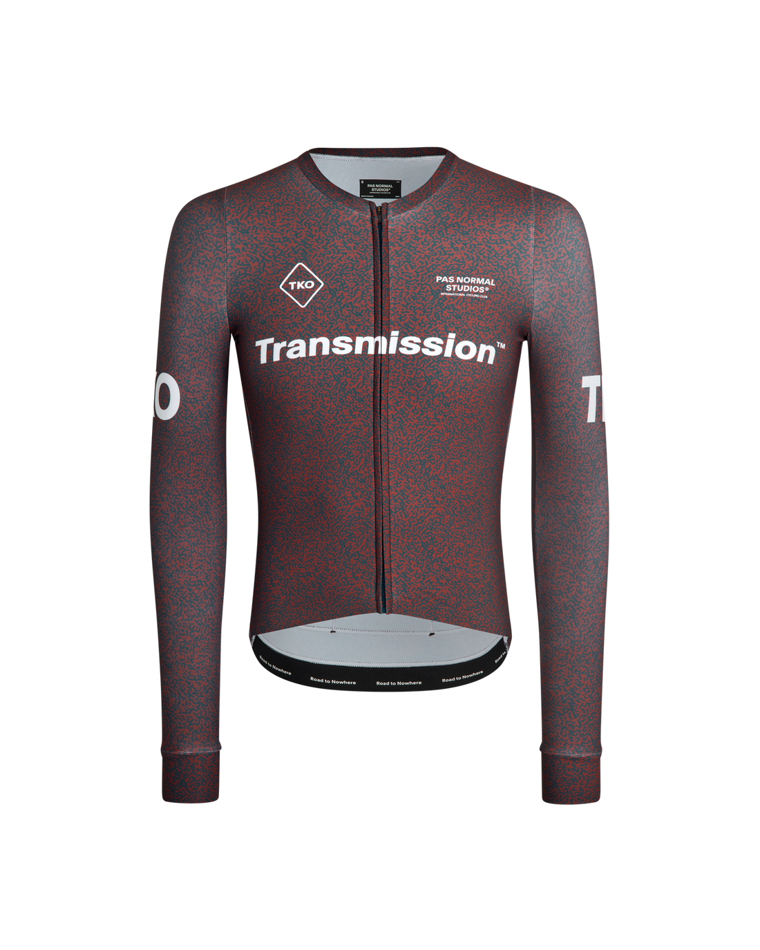 T.K.O Mechanism Long Sleeve Jersey - Mahogany Transmission