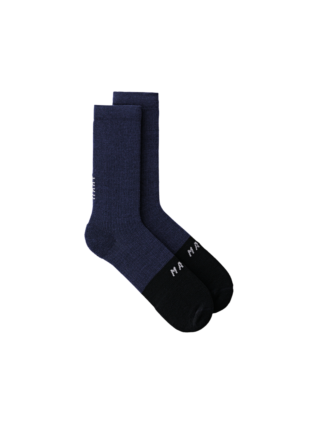 Division Merino Sock - Black Navy