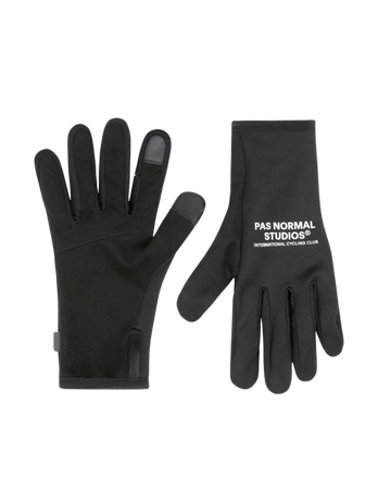 Logo Transition Gloves - Black