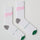 Training Sock - White-Orchid