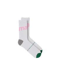 Training Sock - White-Orchid